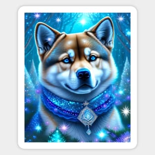 Holiday Theme Shiba Sticker